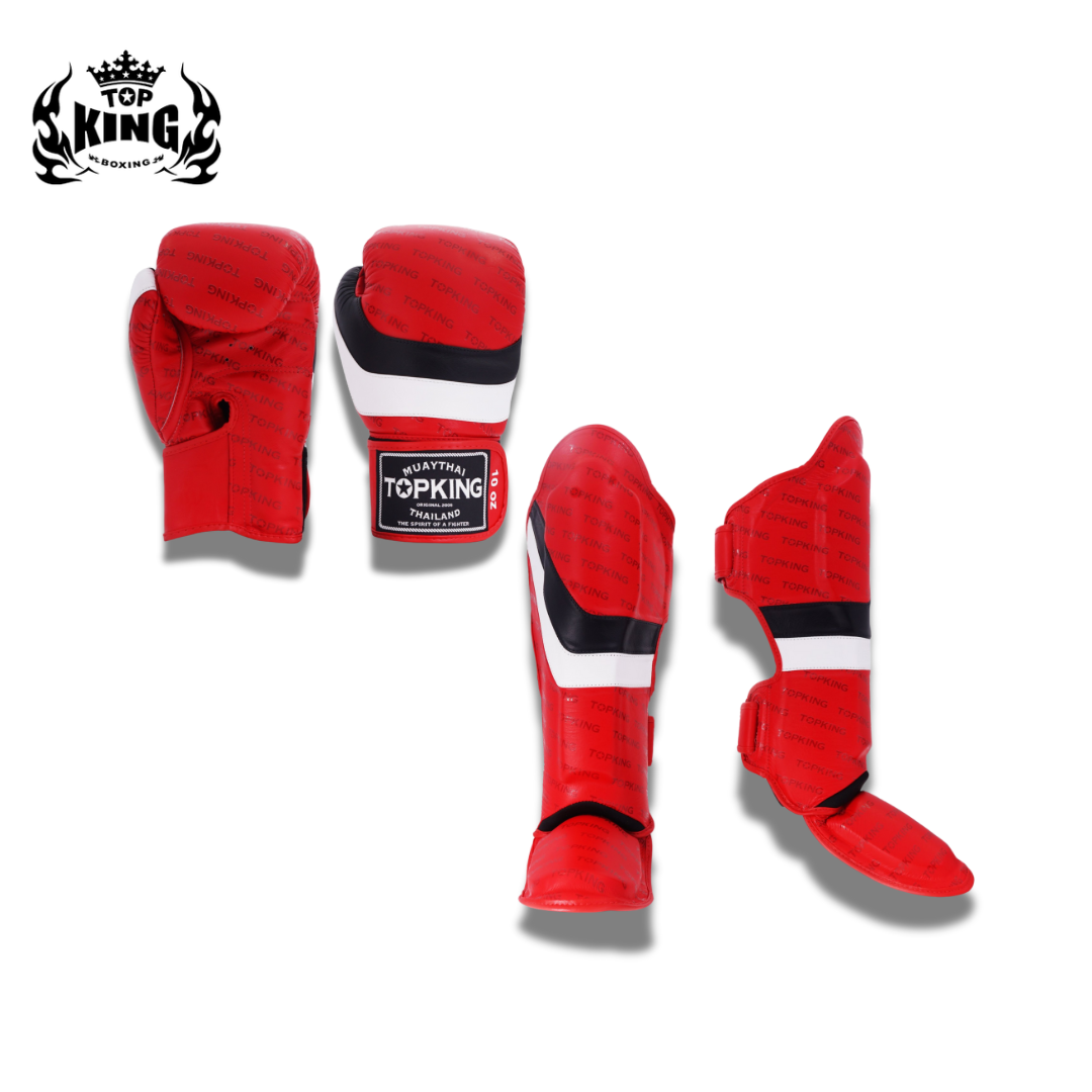 Top King Sparring Set Innovation Red - KICKPUNCHELBOW