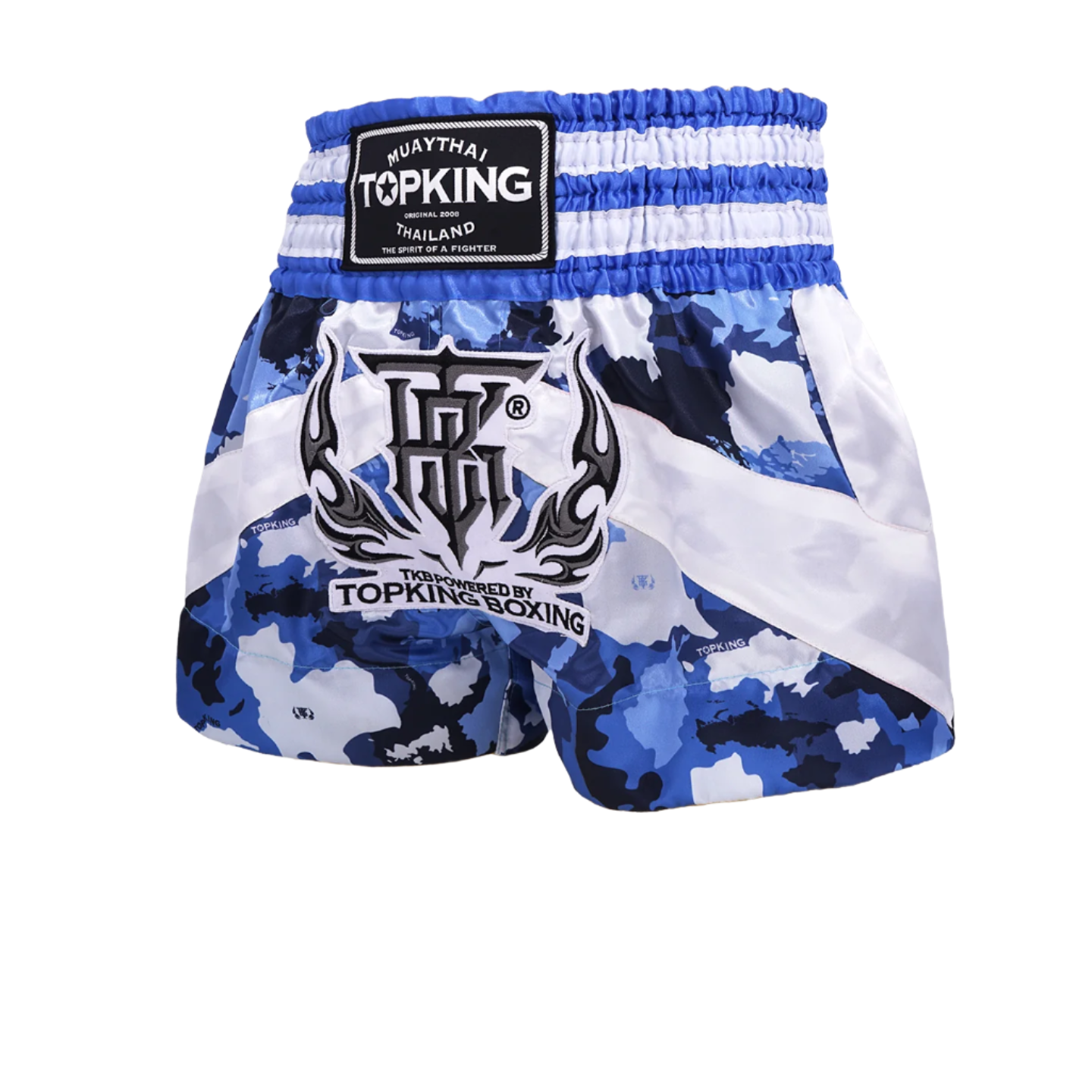 Top King Shorts Innovation Camo Blue - KICKPUNCHELBOW