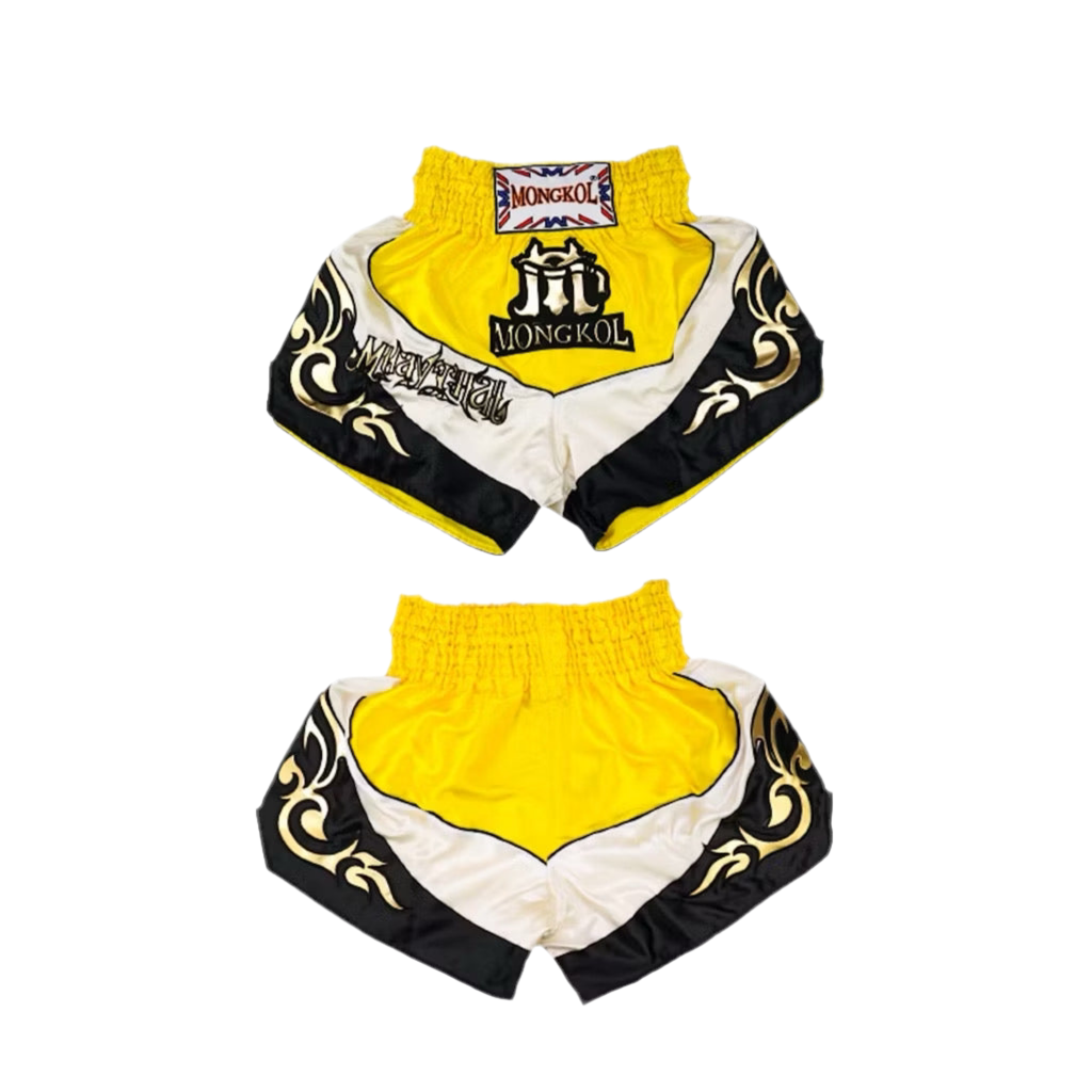 Mongkol Muay Thai Shorts - Yellow / Black