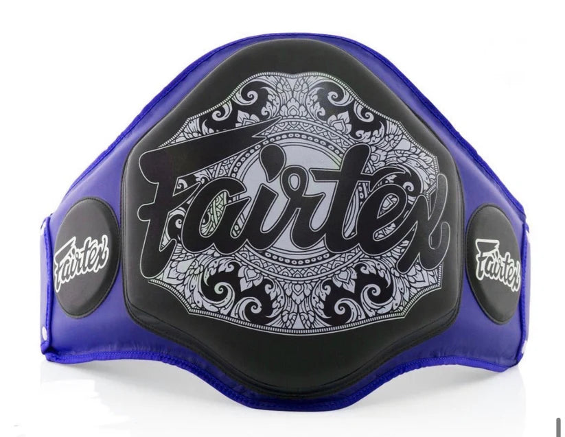 Fairtex Belly Pad BPV3 Blue Black Light Weight - KICKPUNCHELBOW