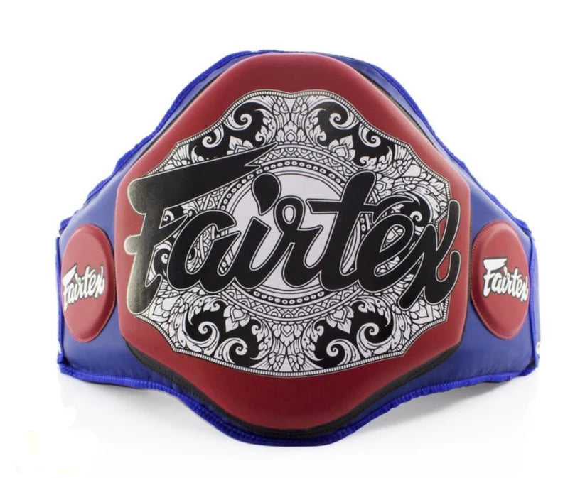 Fairtex Belly Pad BPV3 Blue Red Light Weight - KICKPUNCHELBOW