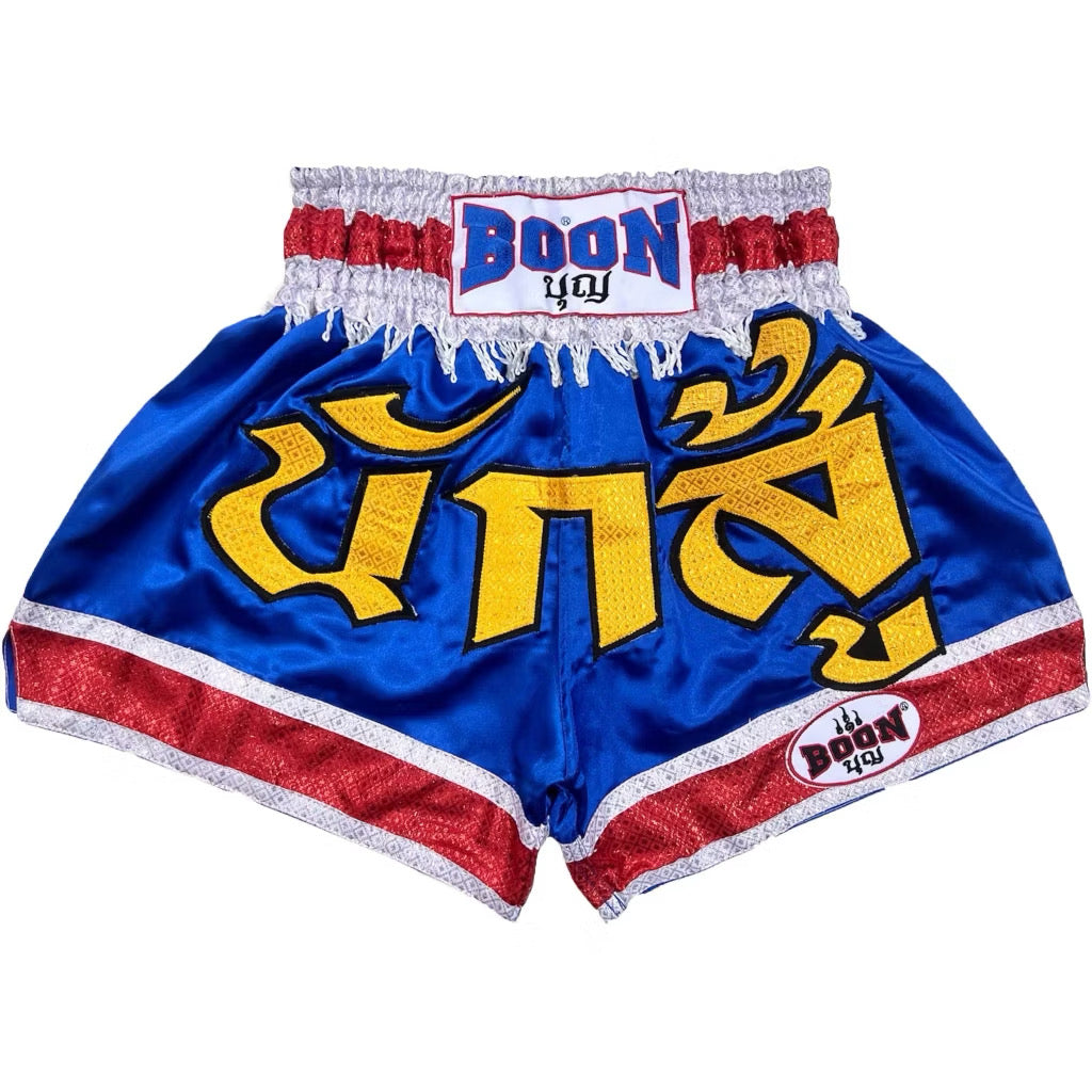 Boon Muay Thai Shorts MT05 - BLUE WARRIOR