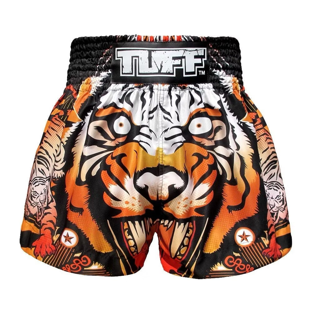 Tuff Muay Thai Shorts - MS 613 Orange