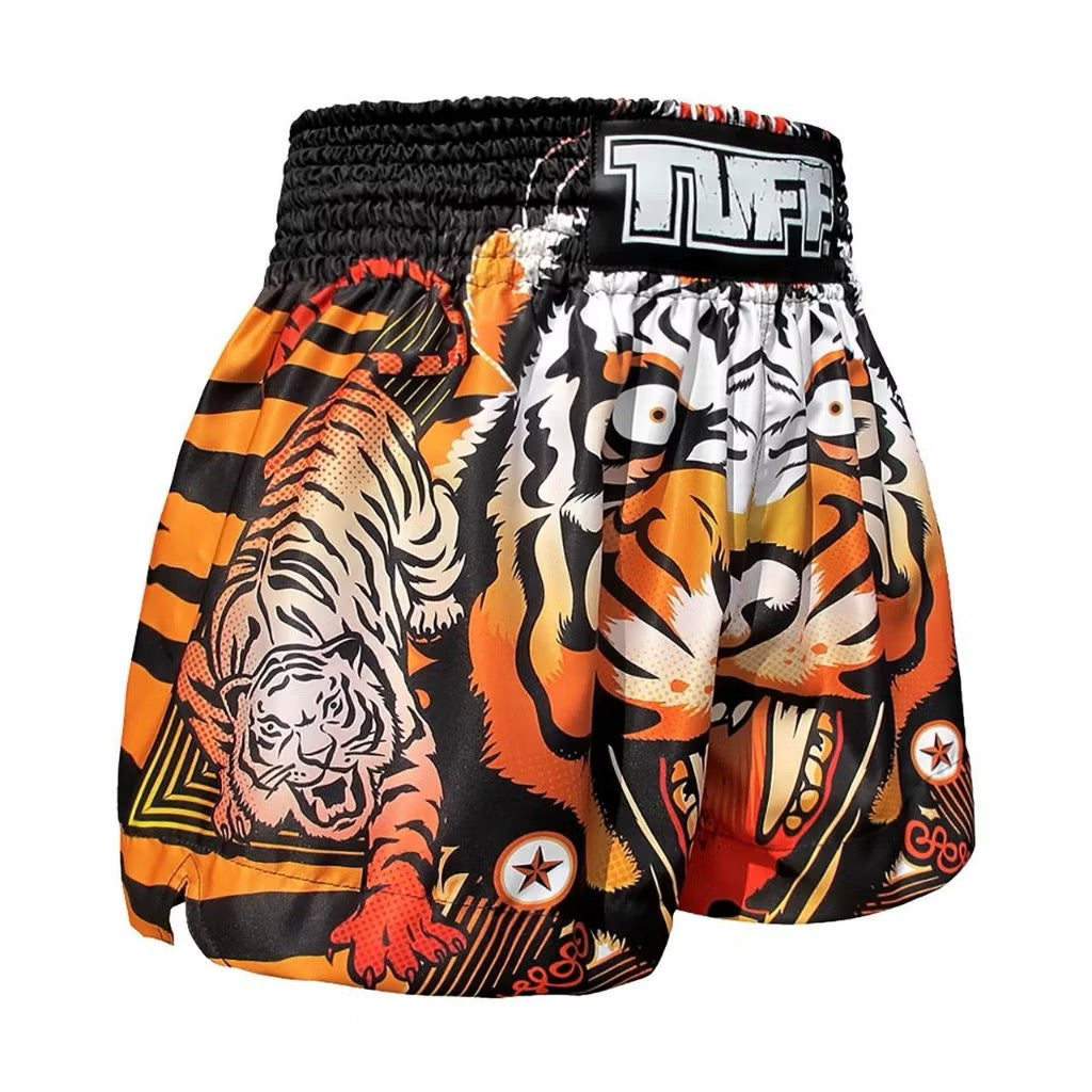 Tuff Muay Thai Shorts - MS 613 Orange