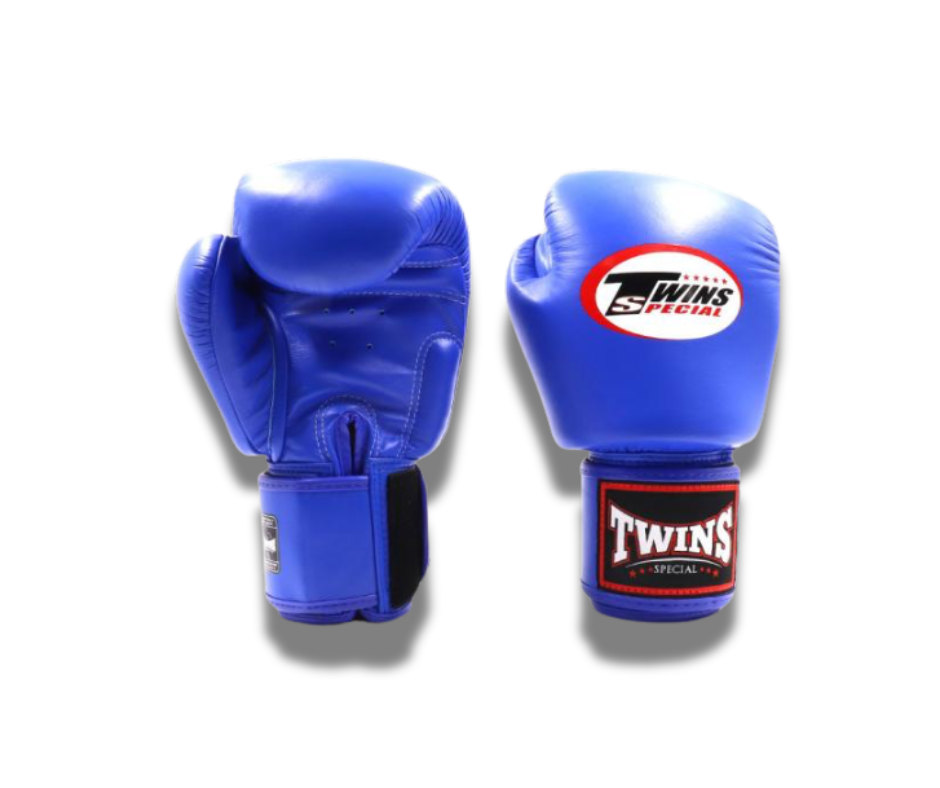 Twins Special BGVL3 Velcro Boxing Gloves Blue