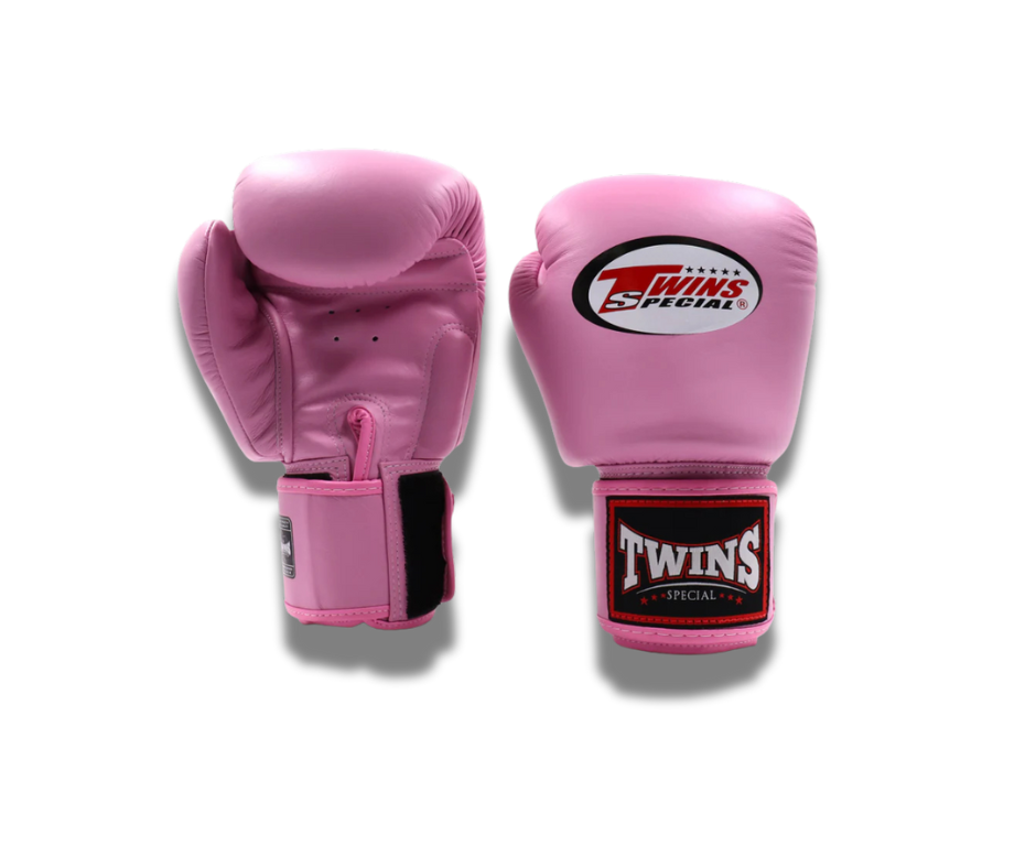 Twins Special BGVL3 Velcro Boxing Gloves - Pink