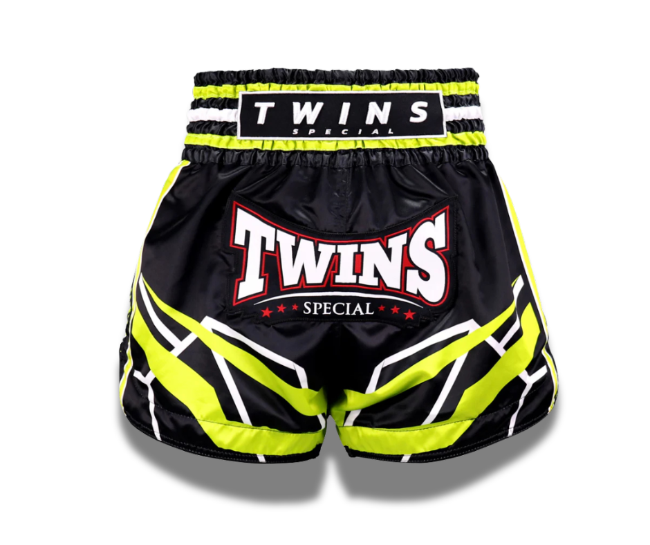 Twins Muay Thai Shorts -TBS-Racing Black Green