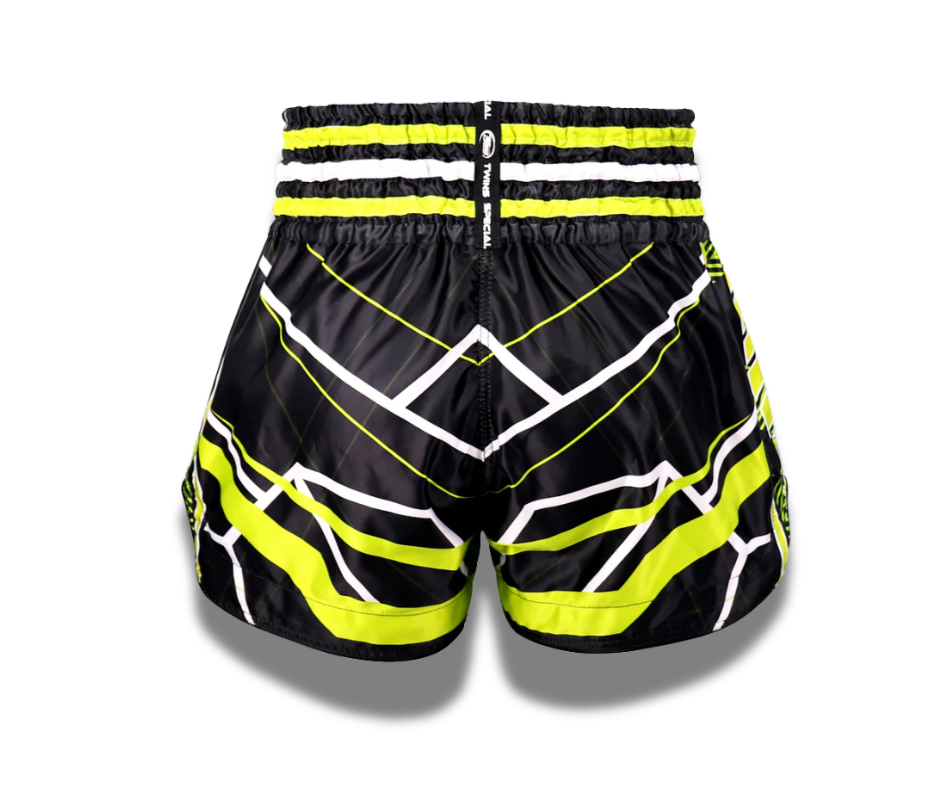 Twins Muay Thai Shorts -TBS-Racing Black Green
