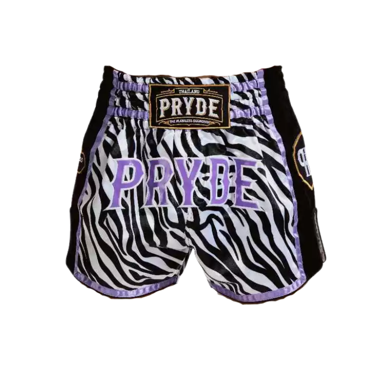 Pryde Muay Thai Shorts - PREMIUM ZEBRA