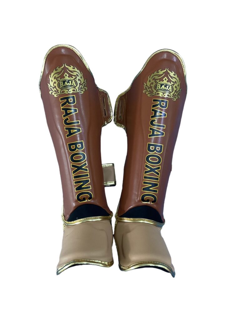 Semi Leather Raja Shin Guards Lightweight - KICKPUNCHELBOW