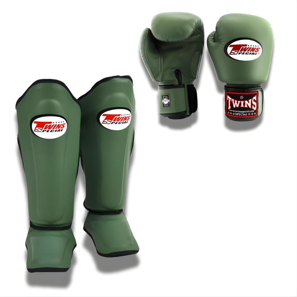 Twins Special Sparring Set SGL10 Olive – KICKPUNCHELBOW