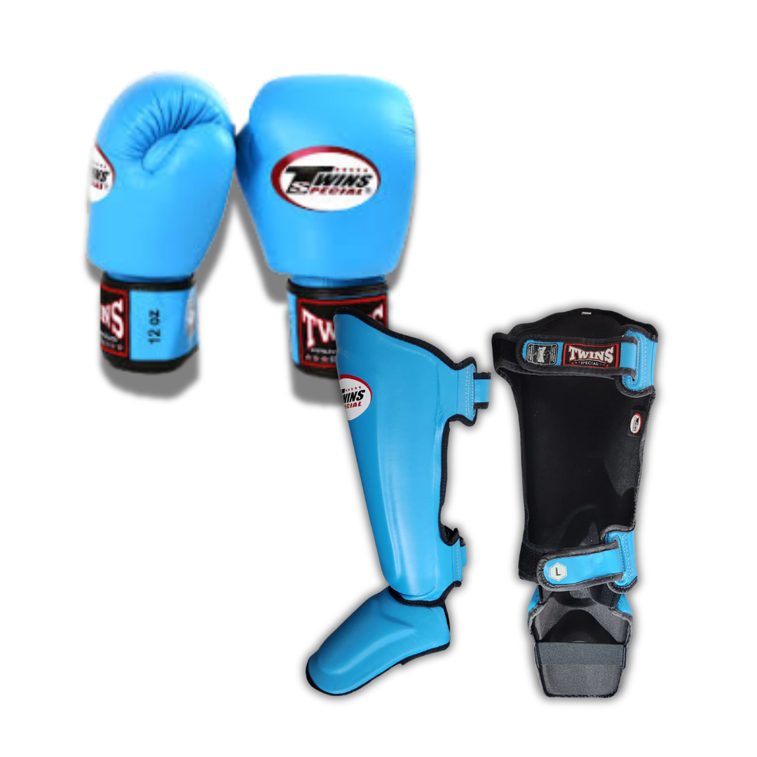 Twins Special Sparring Set SGL10 Sky Blue - KICKPUNCHELBOW