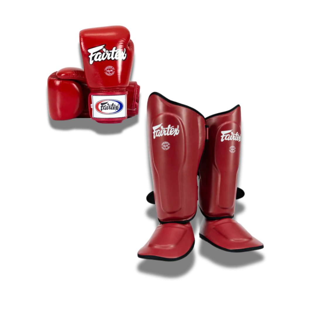 Fairtex Sparring Set Ultra Ergo Red - KICKPUNCHELBOW