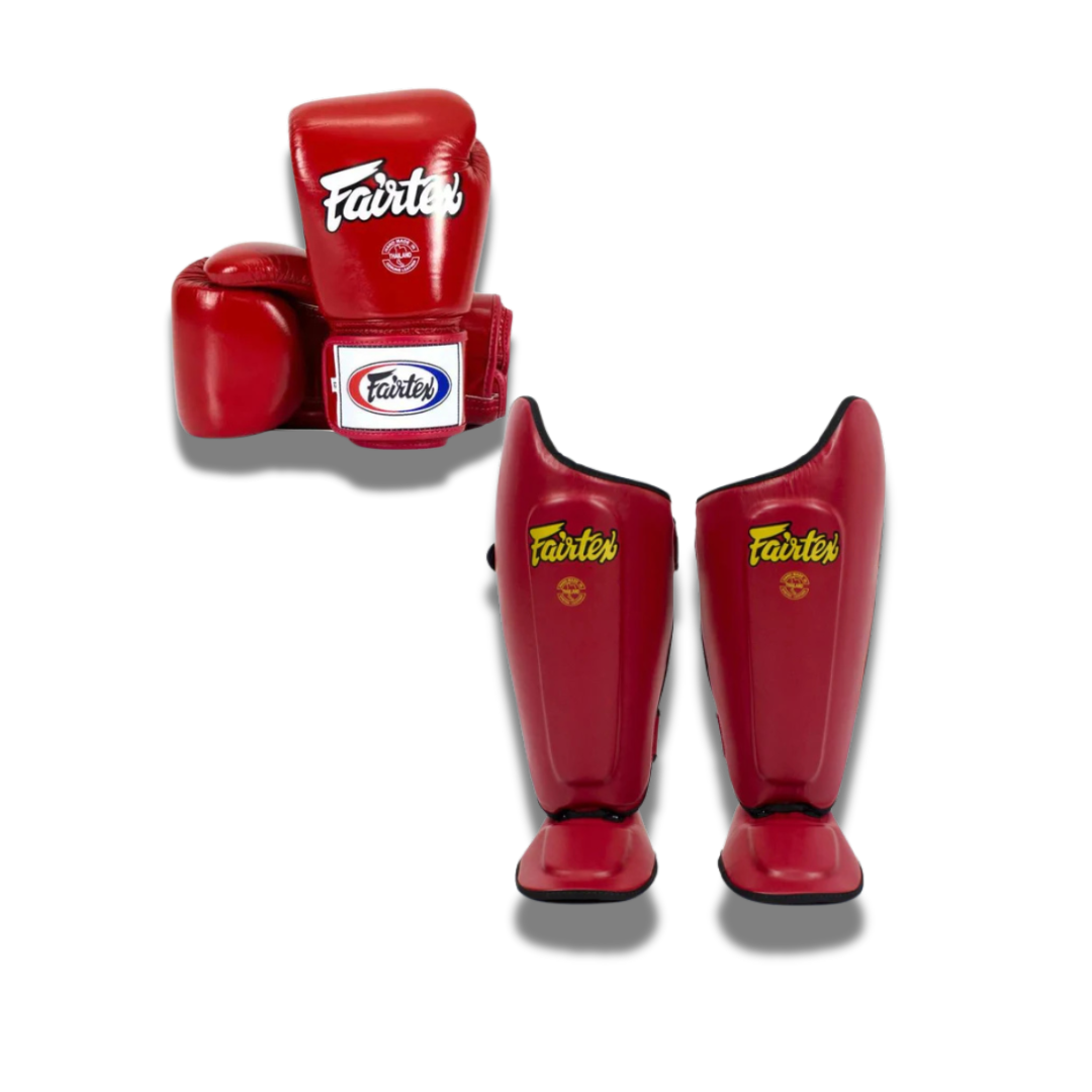 Fairtex Sparring Set SP8 Red - KICKPUNCHELBOW