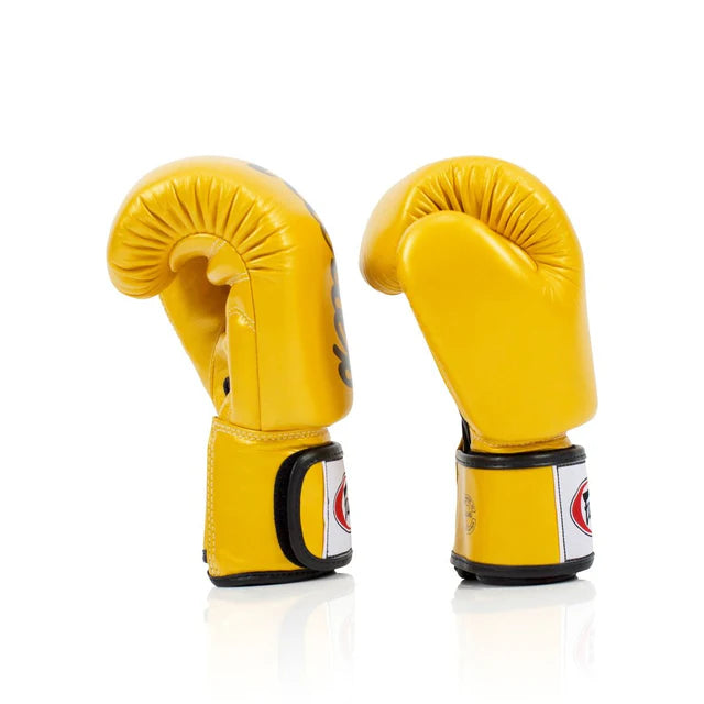Fairtex Gloves - Tight Fit Deluxe Yellow