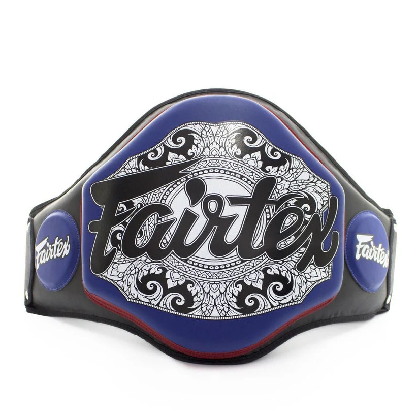 Fairtex Belly BPV3 Black/Blue Light Weight - KICKPUNCHELBOW