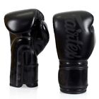 Fairtex Gloves Microfiber Gloves Solid Black - KICKPUNCHELBOW