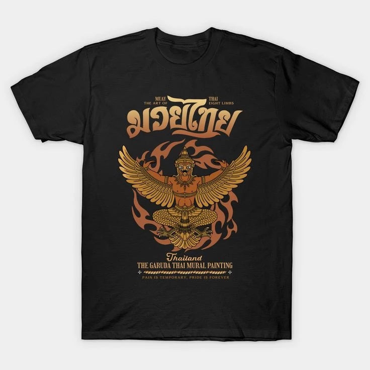 Muay Thai Shirt Garuda Golden