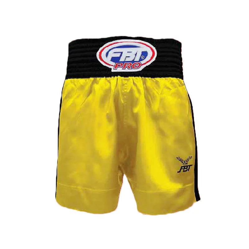 FBT Shorts Retro Boxer Dual Yellow