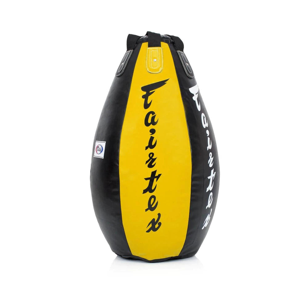 Fairtex HB15 Super Tear Drop Heavy Bag - Unfilled Yellow