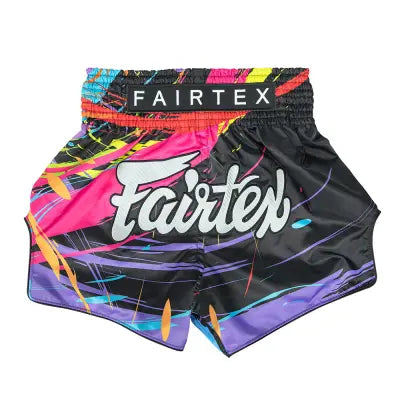 Fairtex Muay Thai Shorts - World Music (Black) - KICKPUNCHELBOW