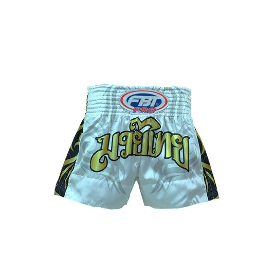 FBT Shorts Nak Muay White