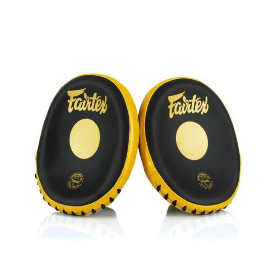 Fairtex Speed & Accuracy Focus Mitts - Black/Gold - KICKPUNCHELBOW
