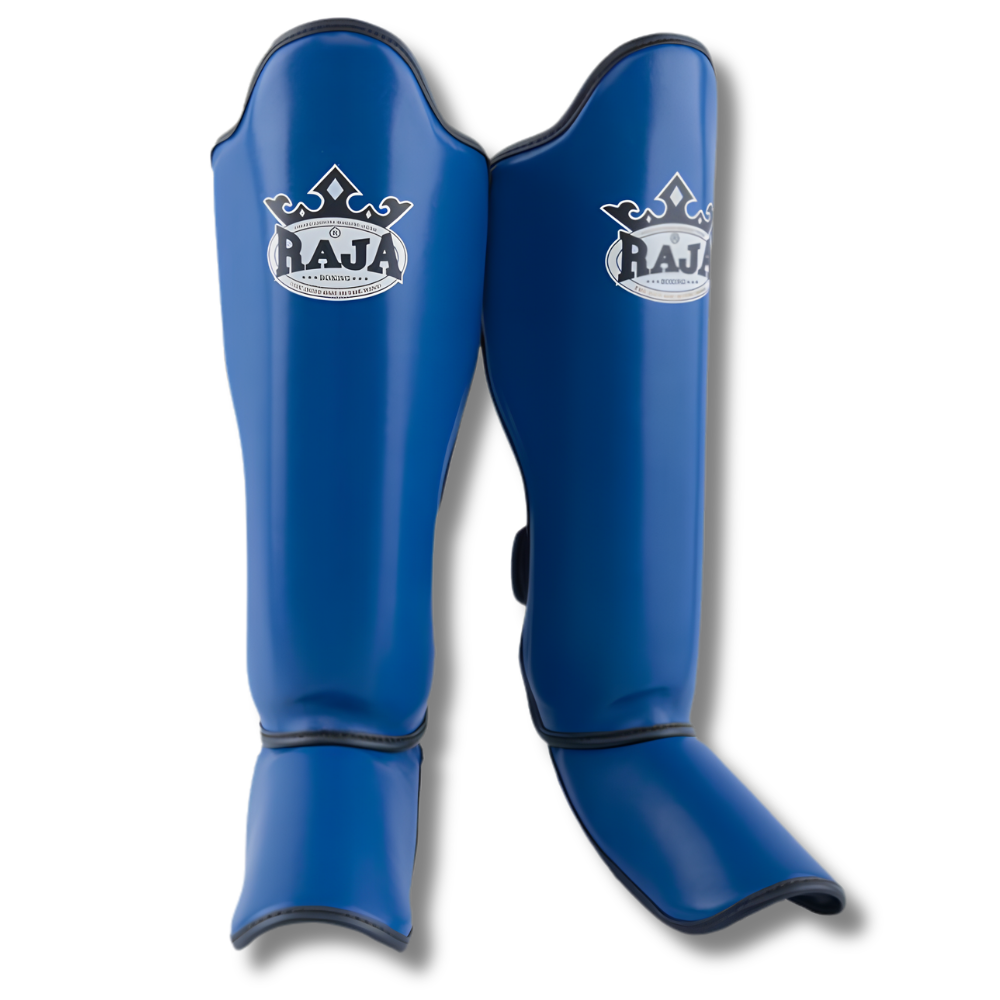 Raja Boxing - Shin Guards - Microfibre SG1 -Blue