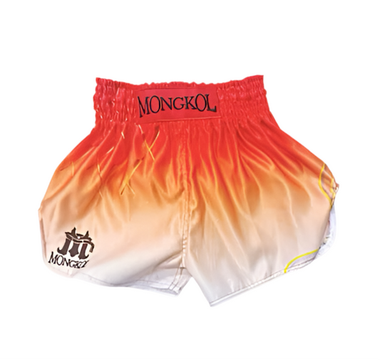 Mongkol Muay Thai Shorts - Red Fade