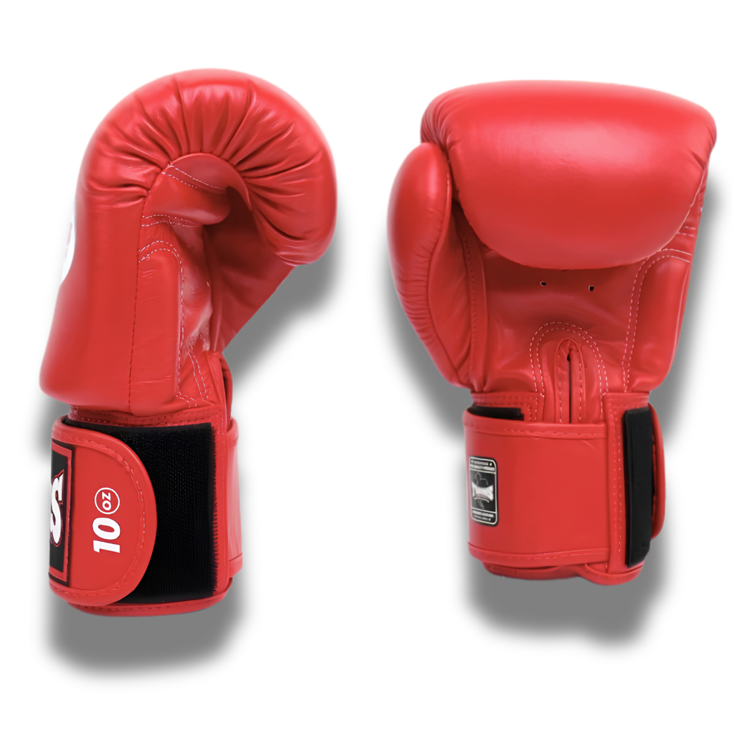 Twins Special - Velcro Boxing Gloves - BGVL3 - Red