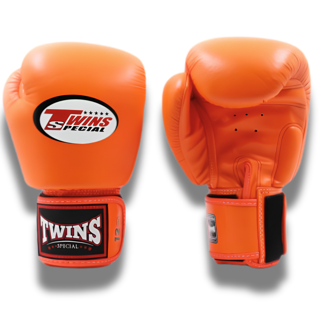 Twins Special - Velcro Boxing Gloves - BGVL3 - Orange