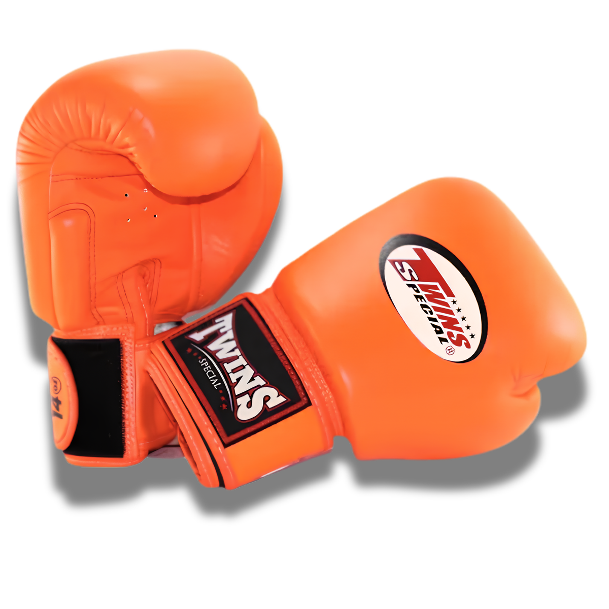 Twins Special - Velcro Boxing Gloves - BGVL3 - Orange