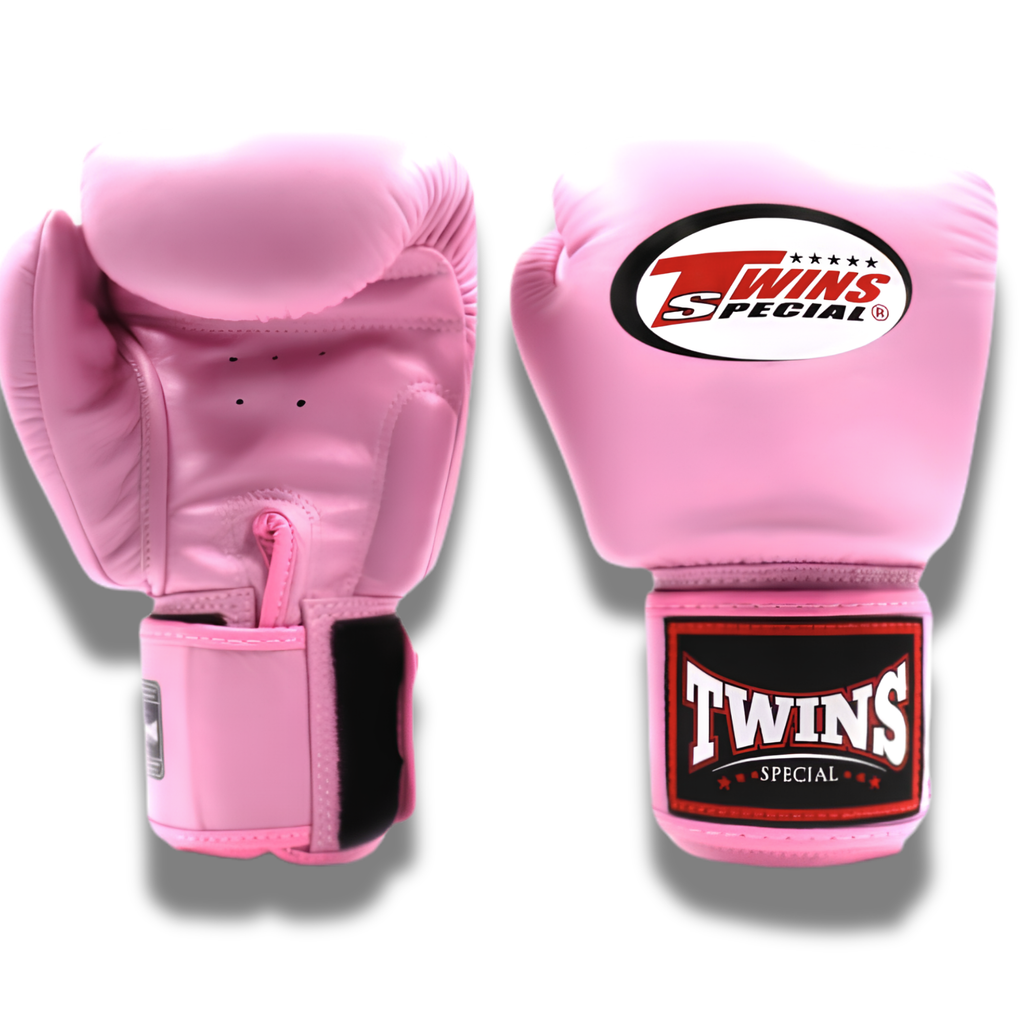 Twins Special - Velcro Boxing Gloves - BGVL3 - Pink