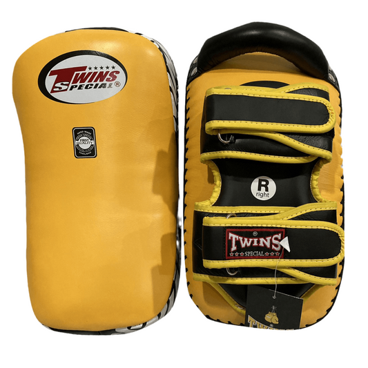 Twins Special Thai Pads KPL12 Yellow/ Black - KICKPUNCHELBOW