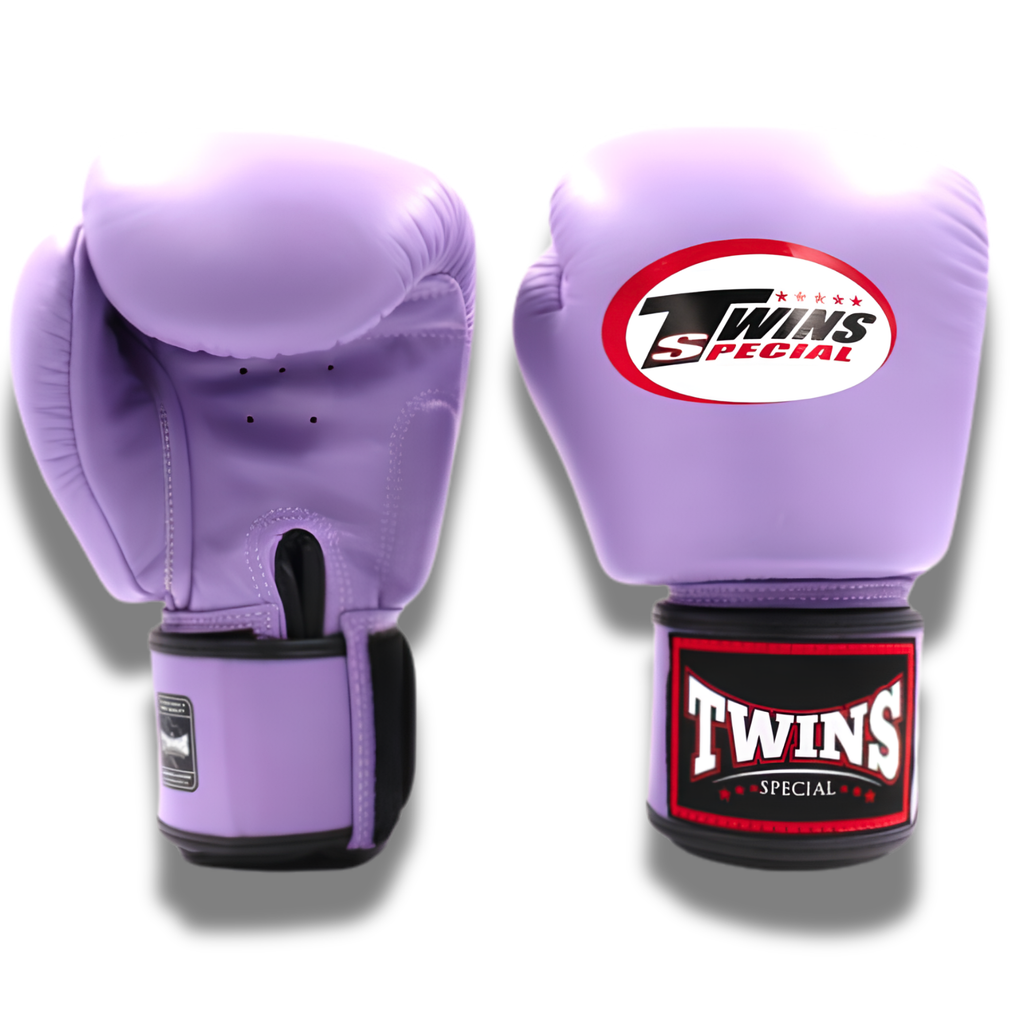 Twins Special - Velcro Boxing Gloves - BGVL3 - Lavender