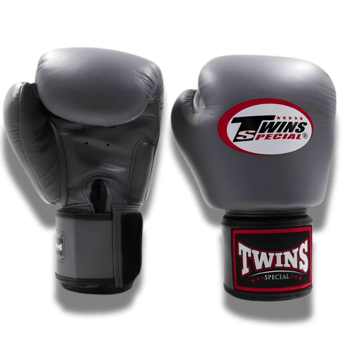 Twins Special - Velcro Boxing Gloves - BGVL3 - Grey
