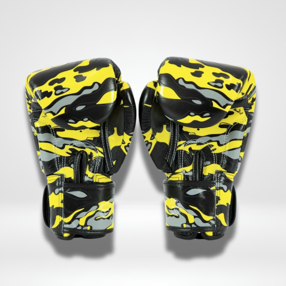 Fairtex - Velcro Boxing Gloves - x ONE x Mr. Sabotage - Blue
