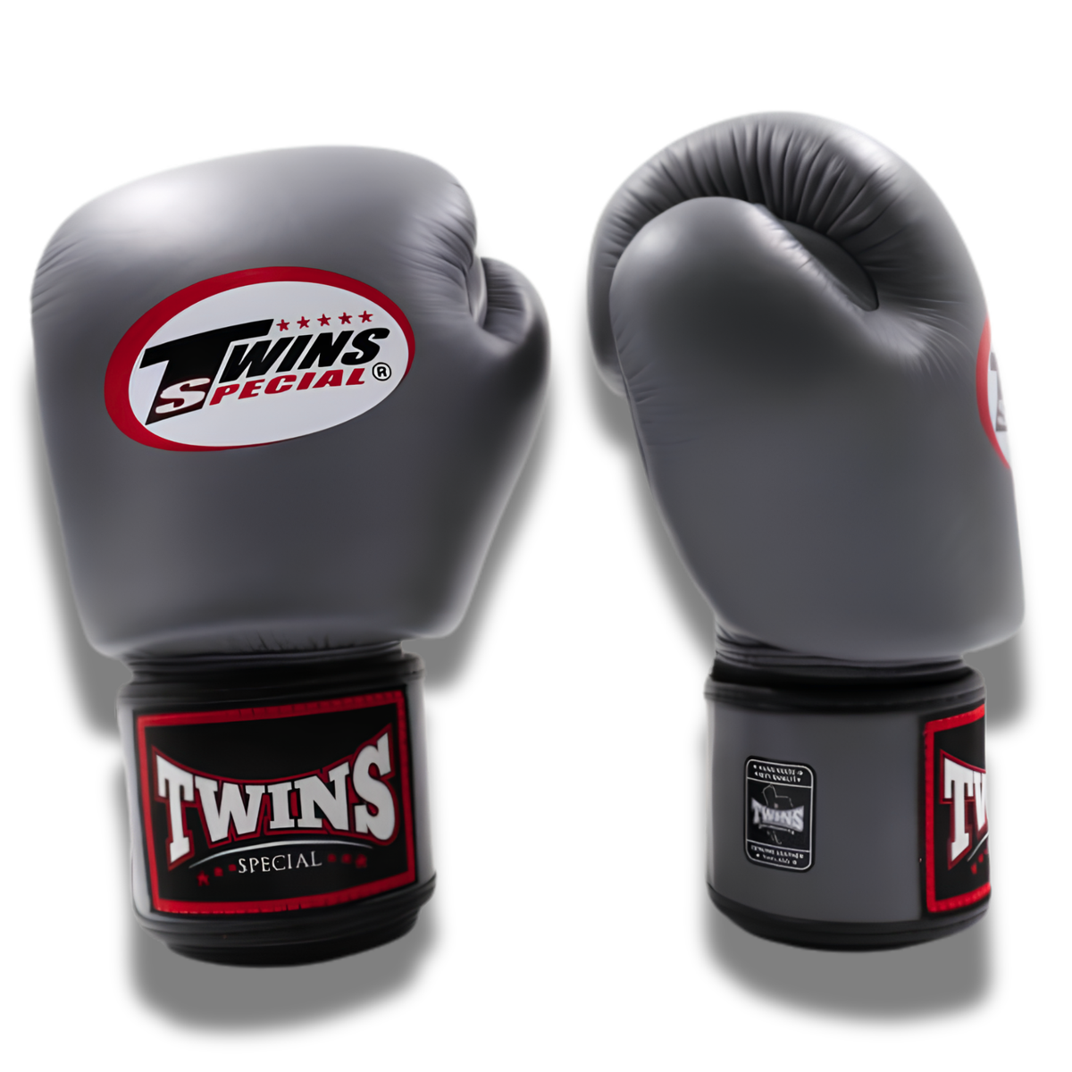 Twins Special - Velcro Boxing Gloves - BGVL3 - Grey
