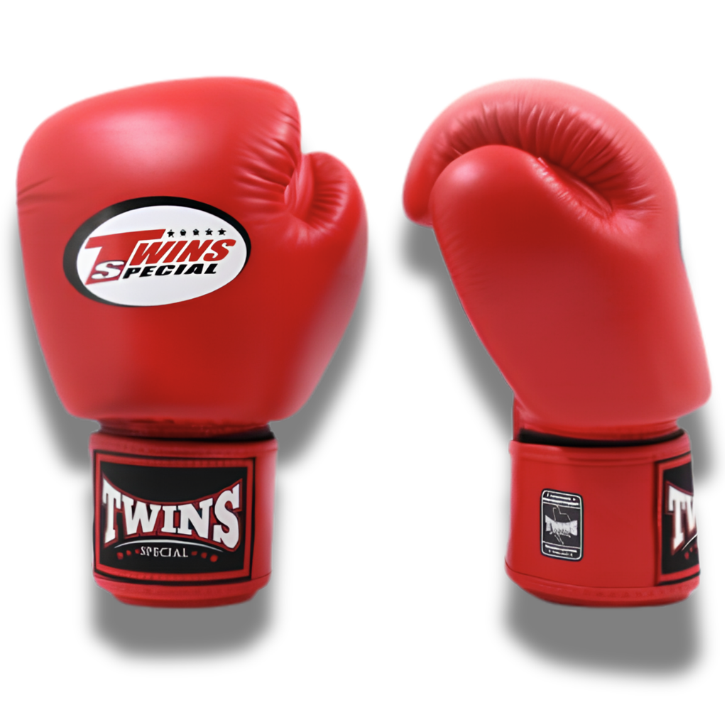 Twins Special - Velcro Boxing Gloves - BGVL3 - Red
