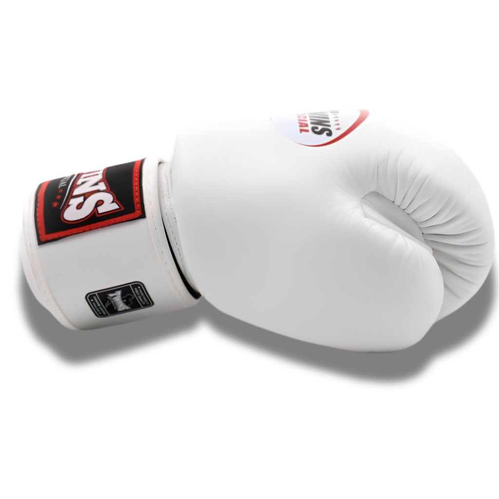 Twins Special - Velcro Boxing Gloves - BGVL3 - White