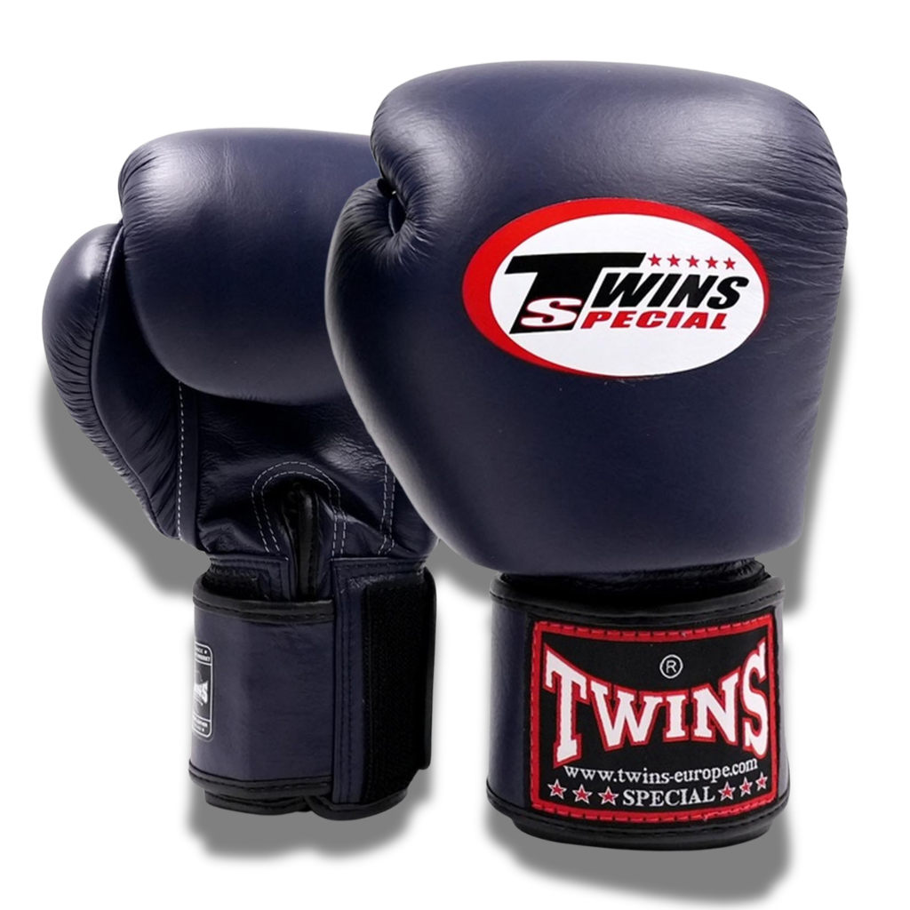 Twins Special BGVL3 Velcro Boxing Gloves - Navy