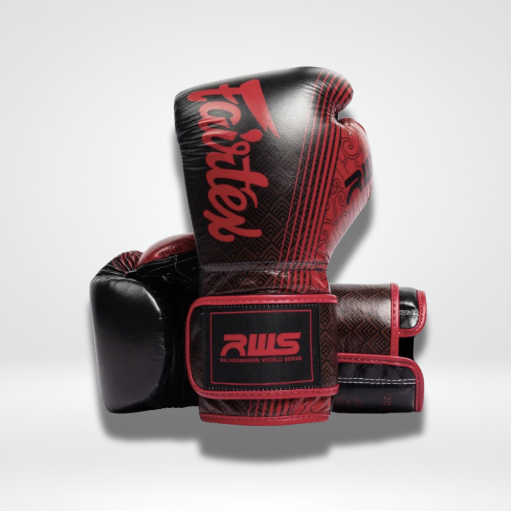 Fairtex - Velcro Boxing Gloves - BGVR1 RWS - Black