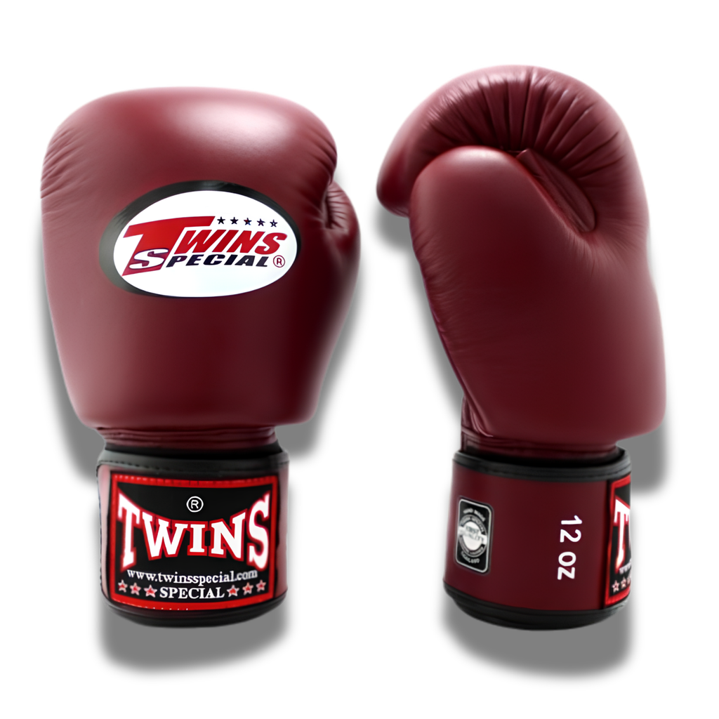 Twins Special - Velcro Boxing Gloves - BGVL3 - Maroon