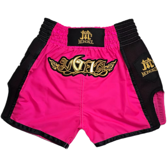 Mongkol Muay Thai Shorts - Pink (Nylon)