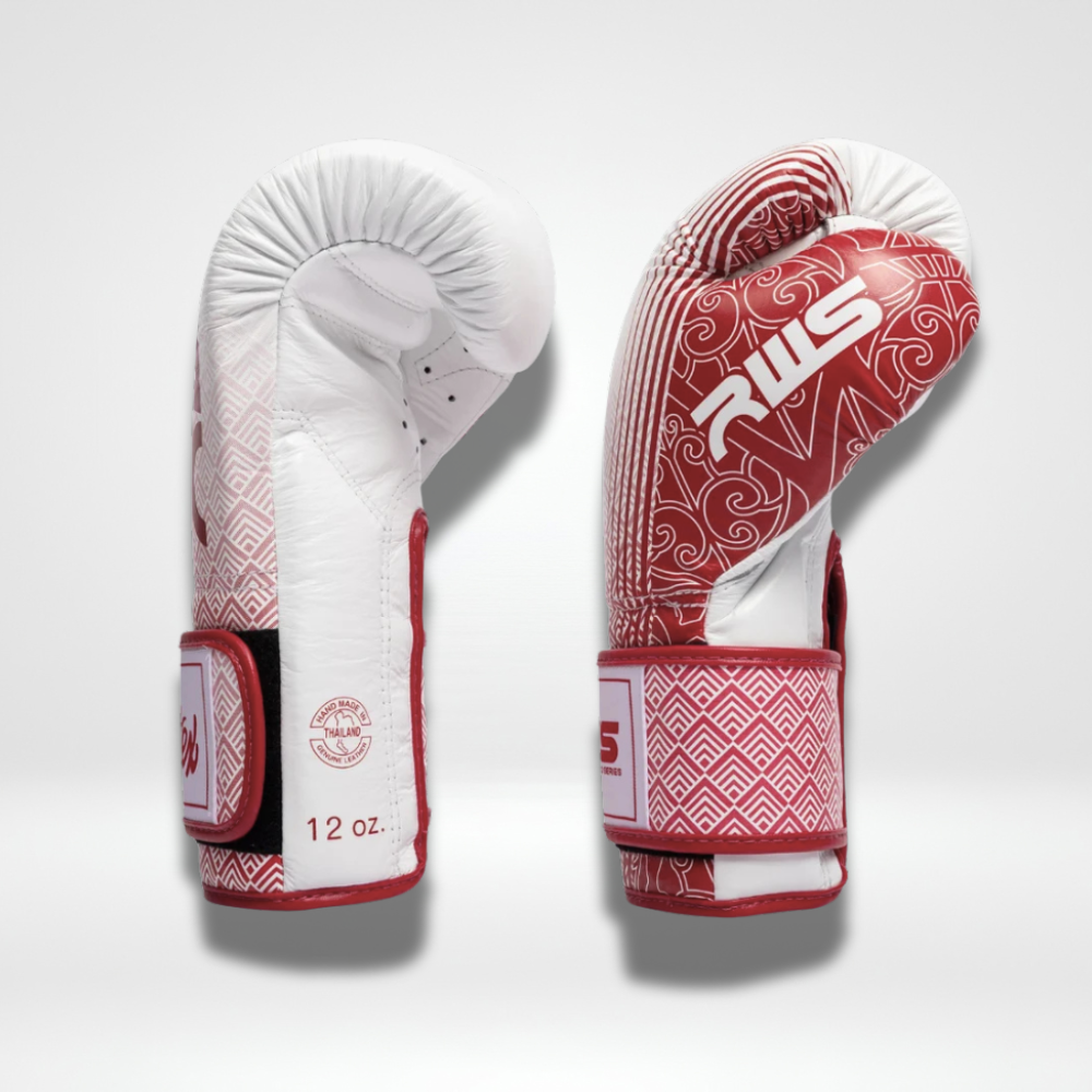 Fairtex - Velcro Boxing Gloves - BGVR1 RWS - White