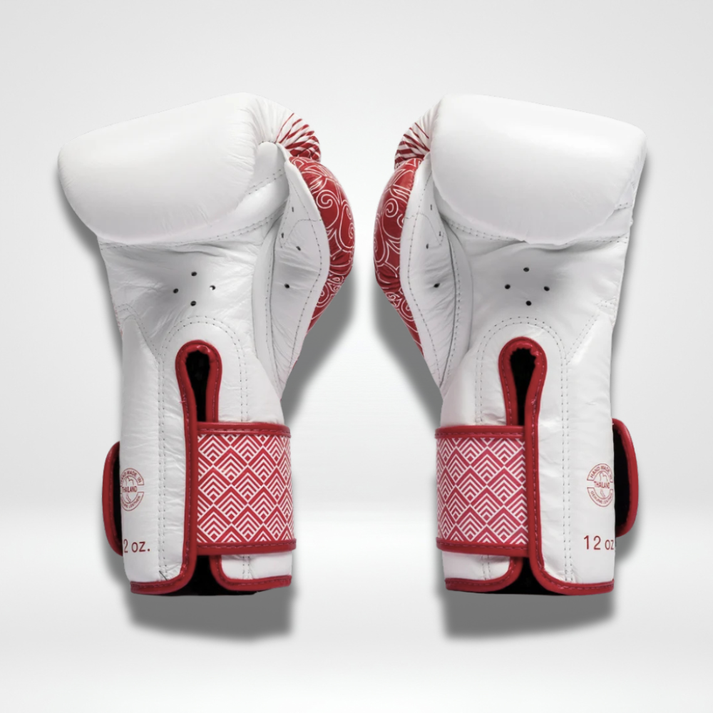 Fairtex - Velcro Boxing Gloves - BGVR1 RWS - White