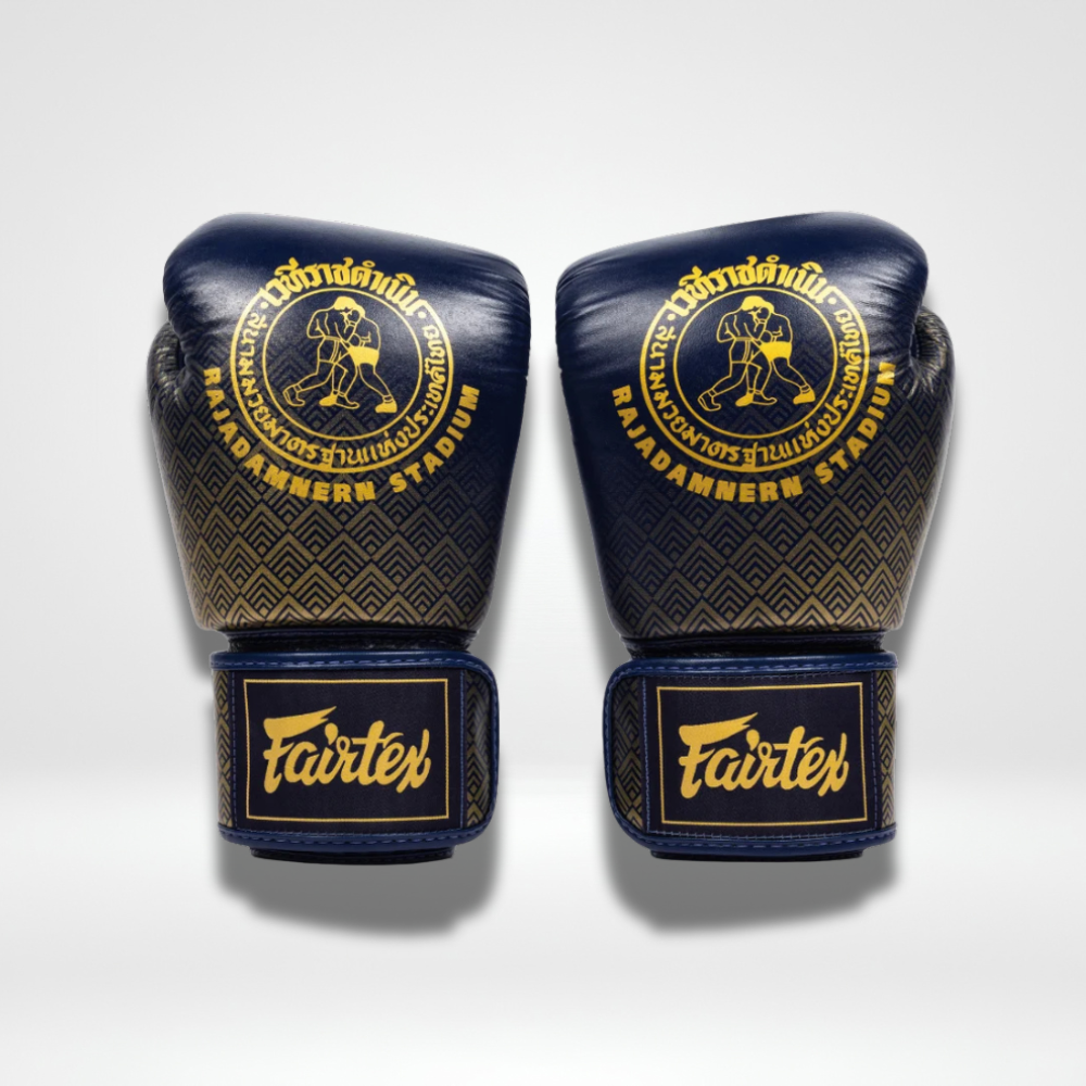 Fairtex - Velcro Boxing Gloves - BGV Rajadamnern - Blue