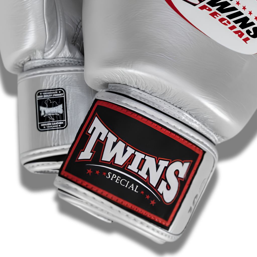 Twins Special - Velcro Boxing Gloves - BGVL3 - Silver