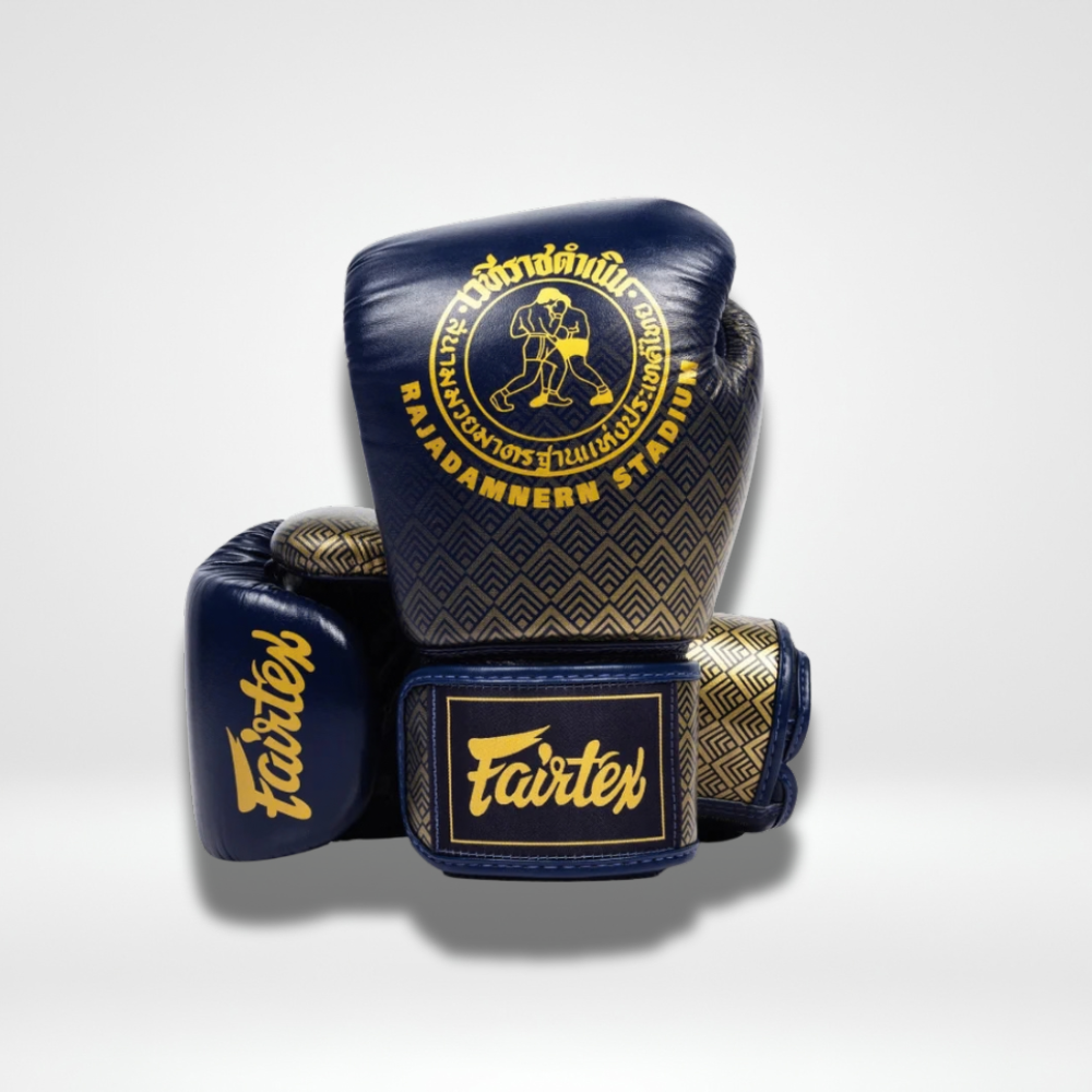 Fairtex - Velcro Boxing Gloves - BGV Rajadamnern - Blue