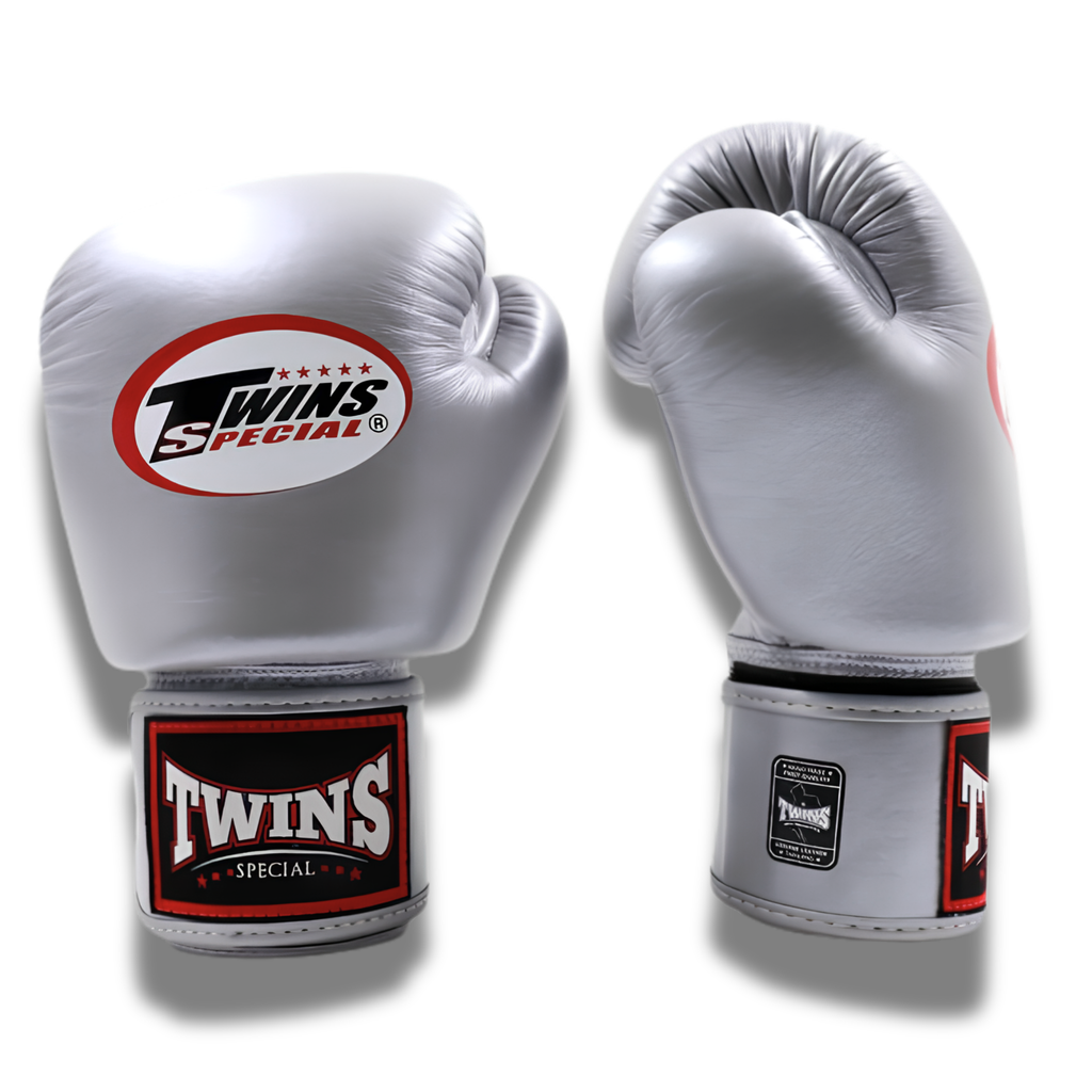 Twins Special - Velcro Boxing Gloves - BGVL3 - Silver
